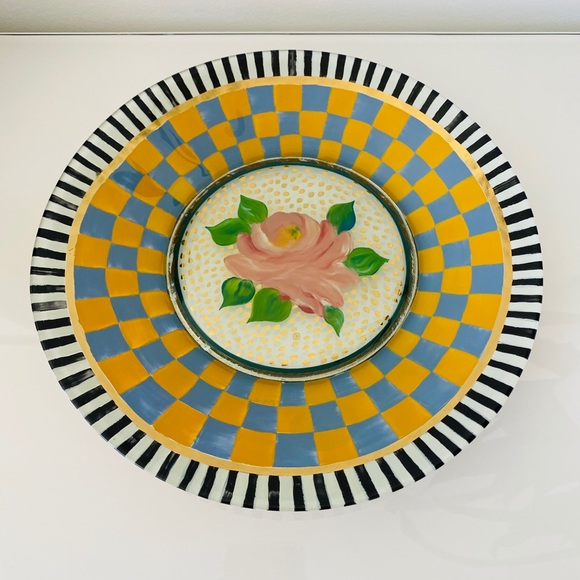 MacKenzie-Childs Other - Retired Vintage MacKenzie-Childs Full Bloom Plate
